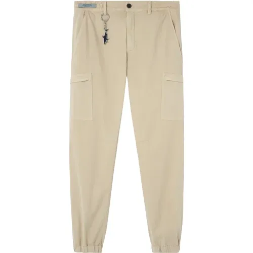 Cargo Trousers with Keychain Detail , male, Sizes: XL - PAUL & SHARK - Modalova
