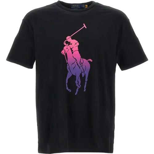 Cotton Polo T-Shirt , male, Sizes: 2XL, S, M, L, XL - Ralph Lauren - Modalova