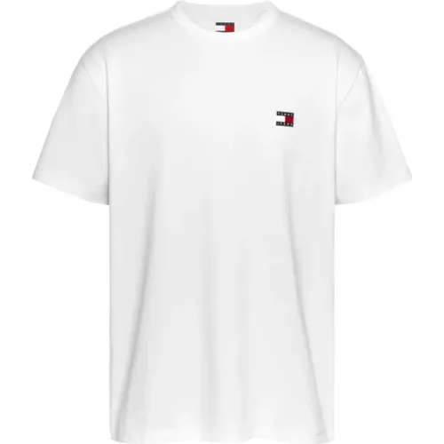 Classic Logo T-Shirt , male, Sizes: XL, L, M - Tommy Jeans - Modalova
