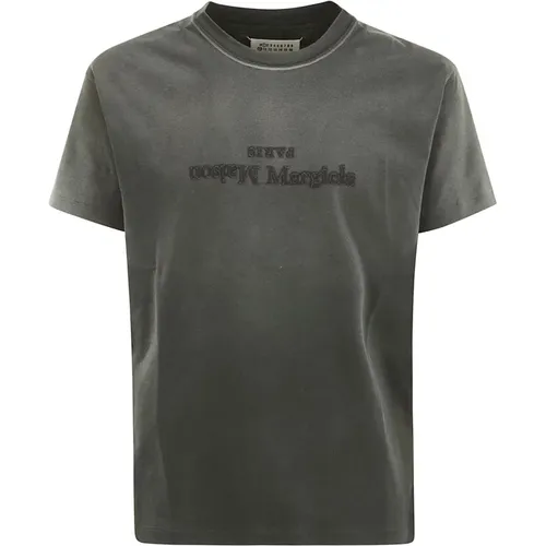 Klassisches T-Shirt , Herren, Größe: L - Maison Margiela - Modalova
