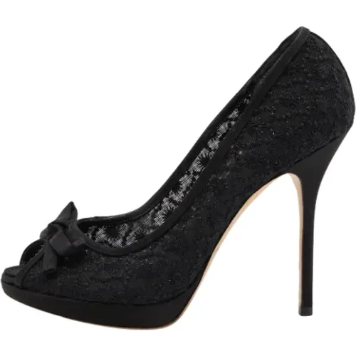Pre-owned Mesh heels , female, Sizes: 7 1/2 UK - Dior Vintage - Modalova