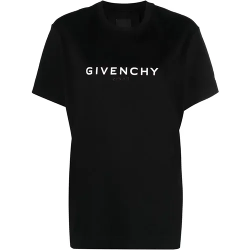 Logo Print Cotton T-shirt , female, Sizes: M, L, XS, S - Givenchy - Modalova