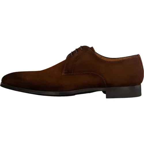 Elegante Wildleder Derby Schuhe , Herren, Größe: 45 EU - Magnanni - Modalova