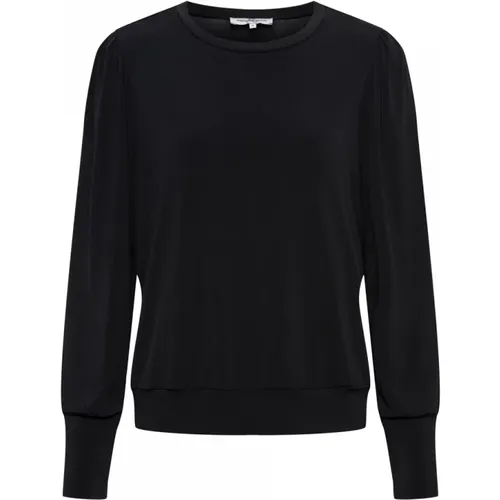 Laureen Langarm-Top in Jersey-Qualität , Damen, Größe: S - &Co Woman - Modalova