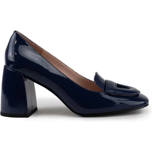 Blaue Lederabsatz Pumps , Damen, Größe: 38 EU - Coccinelle - Modalova