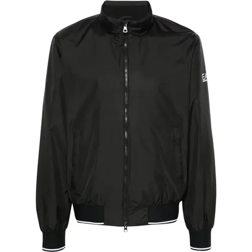 Nylon Bomber Jacket , male, Sizes: L, S, XL - Emporio Armani EA7 - Modalova