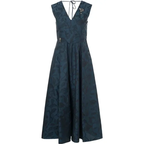 Blaues Kleid , Damen, Größe: M - Max Mara - Modalova