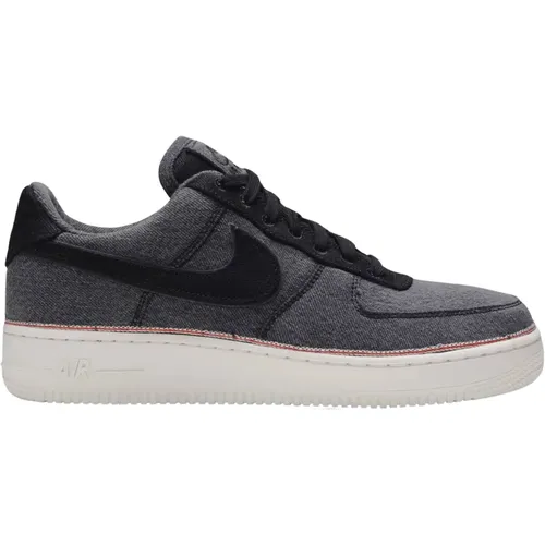 Limitierte Auflage Schwarze Denim-Sneaker , Herren, Größe: 43 EU - Nike - Modalova