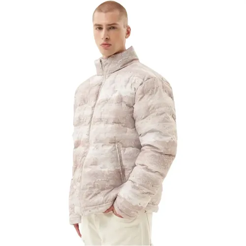 Puffer Jacket Travertine , male, Sizes: XL, L, 2XL, M, S, XS - Filling Pieces - Modalova