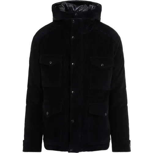 Blue Greselin Winter Jacket Men , male, Sizes: L - Moncler - Modalova