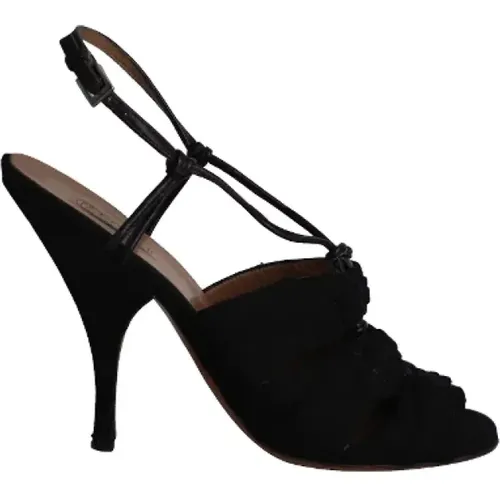 Pre-owned Cotton sandals , female, Sizes: 3 1/2 UK - Alaïa Pre-owned - Modalova