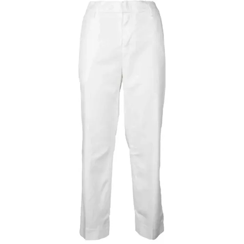 Stretch Cotton Elastane Pants , female, Sizes: W25 - Dondup - Modalova