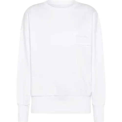 Weiße Brigitte Sweatshirt, Oversized Fit , Damen, Größe: S - Philippe Model - Modalova