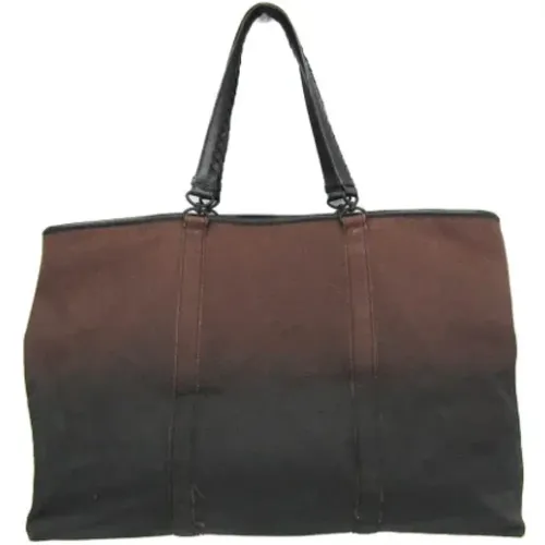 Pre-owned Canvas totes , female, Sizes: ONE SIZE - Bottega Veneta Vintage - Modalova