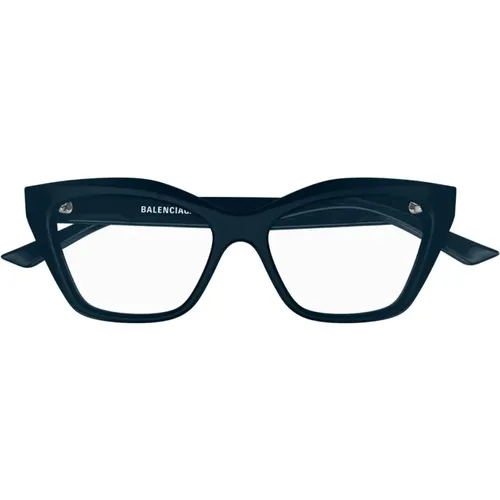 Cat-eye Acetatrahmen Brille Bb0342O , Damen, Größe: 52 MM - Balenciaga - Modalova