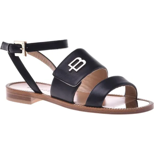 Sandal in nappa leather , Damen, Größe: 37 1/2 EU - Baldinini - Modalova