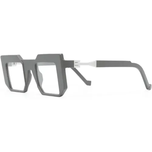 Bl0011 Dark Grey Matt Optical Frame , unisex, Sizes: 41 MM - Vava Eyewear - Modalova