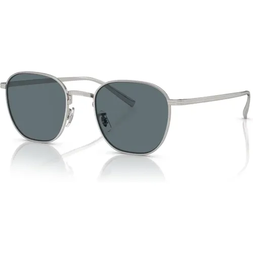 Silver/Blue Rynn Sunglasses,Gold/Magenta Rynn OV 1329St Sunglasses,Gold Aviator Sunglasses - Oliver Peoples - Modalova
