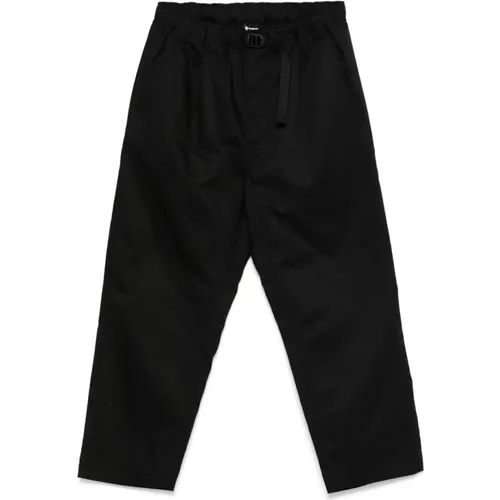 Schwarze Twill Easy Hose mit Elastischem Bund , Herren, Größe: L - GOLDWIN - Modalova