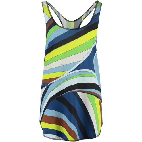 Jersey Tank Top mit Iride Print - EMILIO PUCCI - Modalova