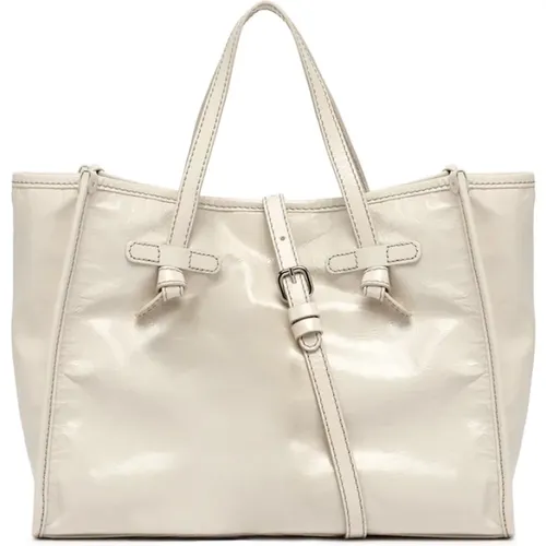 Vintage Translucent Leather Bag Marcella , female, Sizes: ONE SIZE - Gianni Chiarini - Modalova