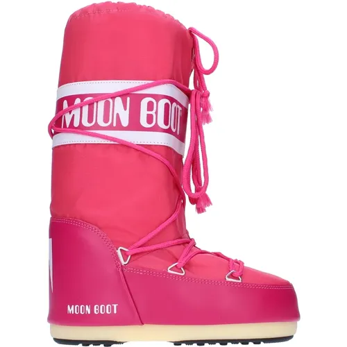 Stiefel Rosa , Damen, Größe: 39 EU - moon boot - Modalova