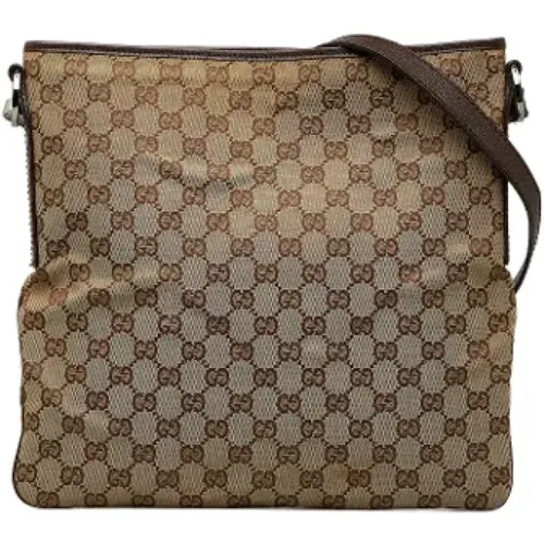 Pre-owned Canvas shoulder-bags , female, Sizes: ONE SIZE - Gucci Vintage - Modalova