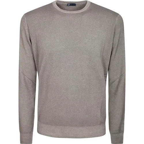 Cashmere Blend Crewneck Sweater , male, Sizes: M, L, XL - Hindustrie - Modalova