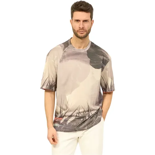 T-Shirts , male, Sizes: 2XL, XL, M - Armani Exchange - Modalova