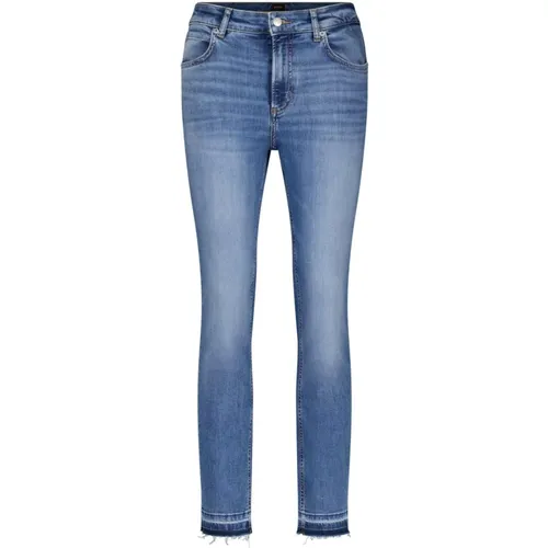 Slim-Fit High-Waist Denim Jeans , Damen, Größe: W27 - Hugo Boss - Modalova