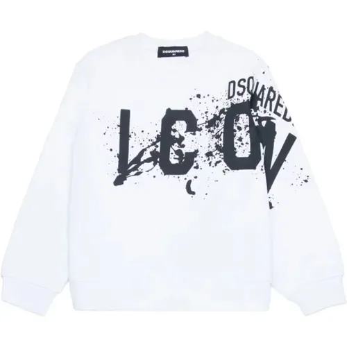 Relax Icon T-Shirt,Bequemer Relax Icon Pullover - Dsquared2 - Modalova