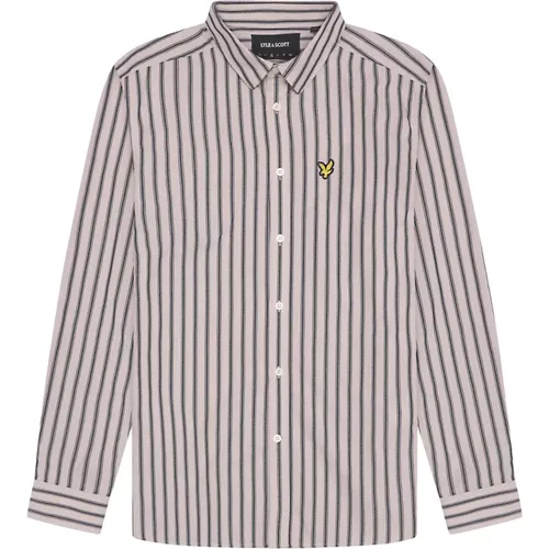 Multi Stripe Gewebtes Hemd , Herren, Größe: S - Lyle & Scott - Modalova