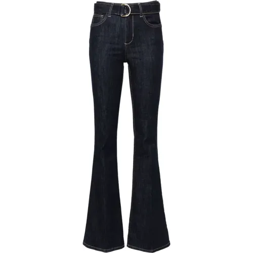 Blaue Flared Jeans , Damen, Größe: W28 - Liu Jo - Modalova