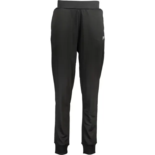 Sportliche Schwarze Damen Hose mit Elastischem Bund , Damen, Größe: S - Fila - Modalova