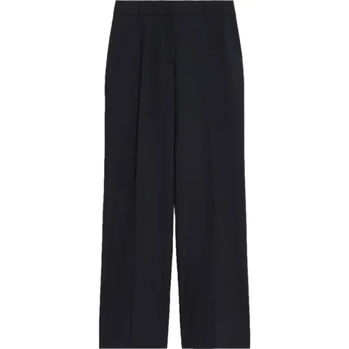 Wool Palazzo Trousers , female, Sizes: 2XS - Max Mara Weekend - Modalova