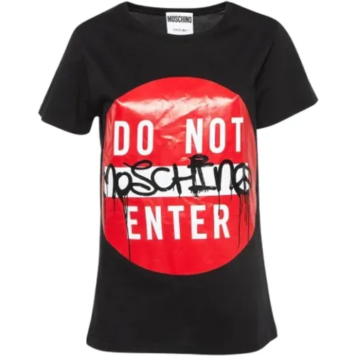 Pre-owned Cotton tops , female, Sizes: XS - Moschino Pre-Owned - Modalova