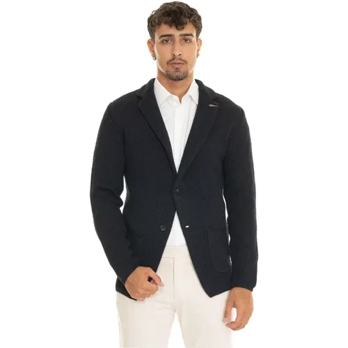 Stylish Classic Jacket , male, Sizes: M - Paoloni - Modalova