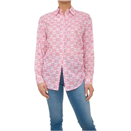 Fuchsia Shirt , female, Sizes: L - pinko - Modalova
