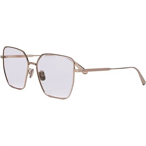 Metallic Optical Frames for Women , female, Sizes: 58 MM - Dior - Modalova