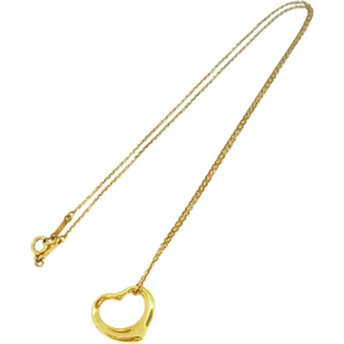 Pre-owned Gold necklaces , female, Sizes: ONE SIZE - Tiffany & Co. Pre-owned - Modalova