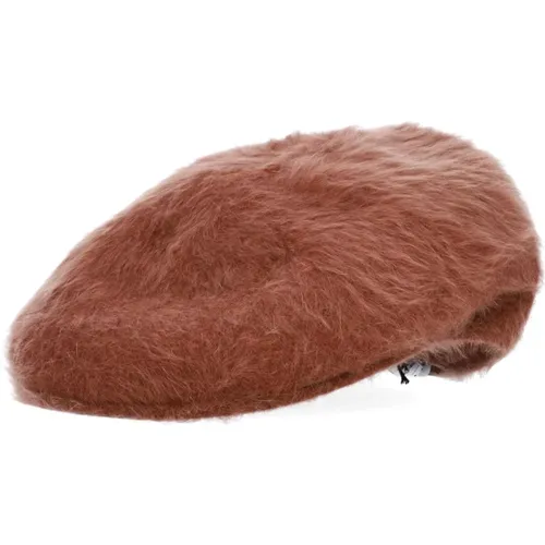 Mahagoni Pelz Flache Mütze , Herren, Größe: XL - Kangol - Modalova