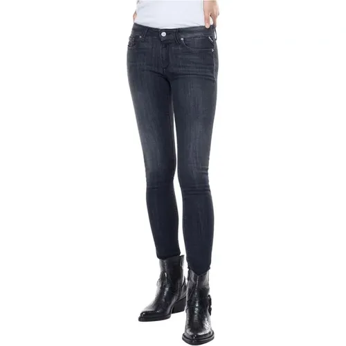 Neue Luz Skinny Jeans - Verbessere deinen Denim-Stil , Damen, Größe: W28 - Replay - Modalova