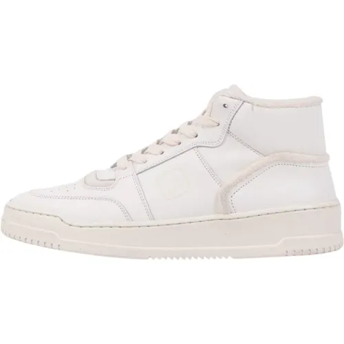 High Top Sneaker Vitello Cream , female, Sizes: 4 UK - Copenhagen Shoes - Modalova