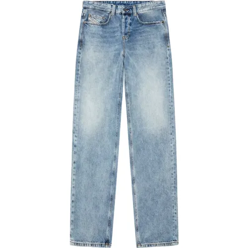 Gerades Jeans - 2001 D-Macro , Herren, Größe: W26 - Diesel - Modalova
