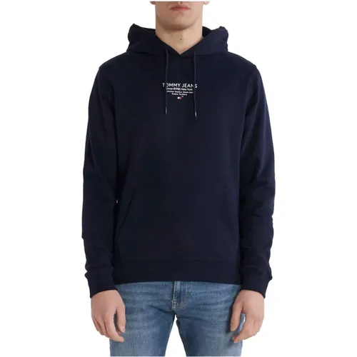 Herren Grafik Hoodie , Herren, Größe: 2XL - Tommy Jeans - Modalova