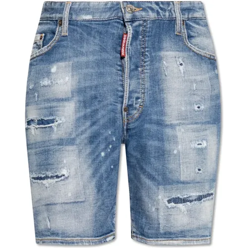 Denim-Shorts , Herren, Größe: M - Dsquared2 - Modalova