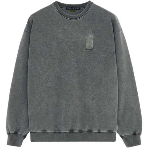 Monogram Crewneck Sweater , male, Sizes: L, XL - Iuter - Modalova
