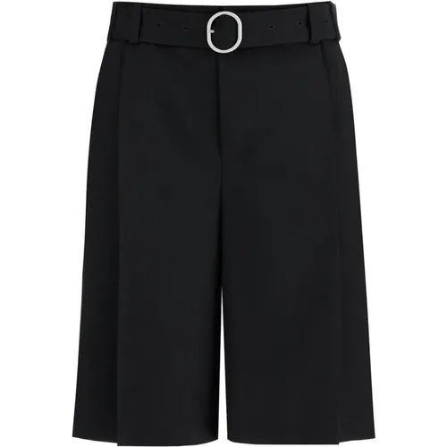 Wollgabardine Bermuda Shorts - Jil Sander - Modalova