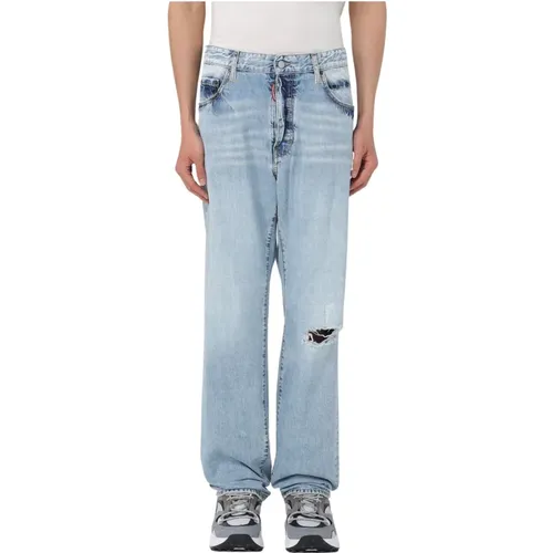 Gerades Jeans , Herren, Größe: S - Dsquared2 - Modalova