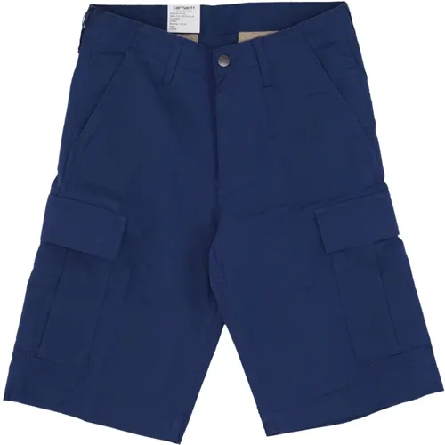 Cargo Shorts Elder Rinsed , male, Sizes: W29, W33, W28, W31, W36, W32, W30 - Carhartt WIP - Modalova